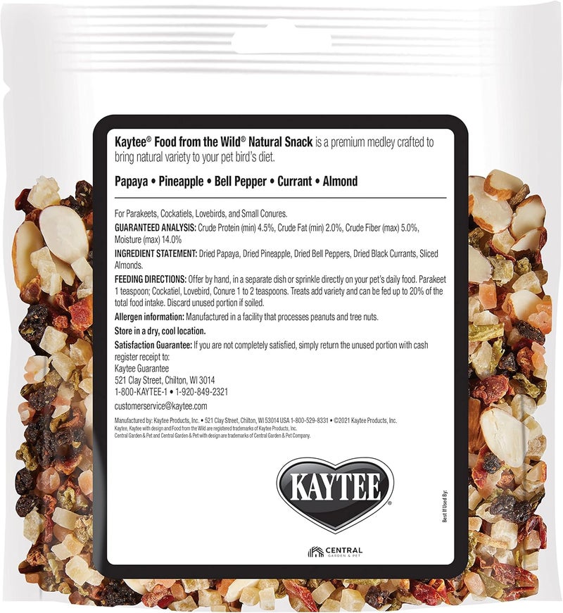 Kaytee Food From The Wild Natural Snack Food Treats For Pet Birds, 3 oz - Image 2