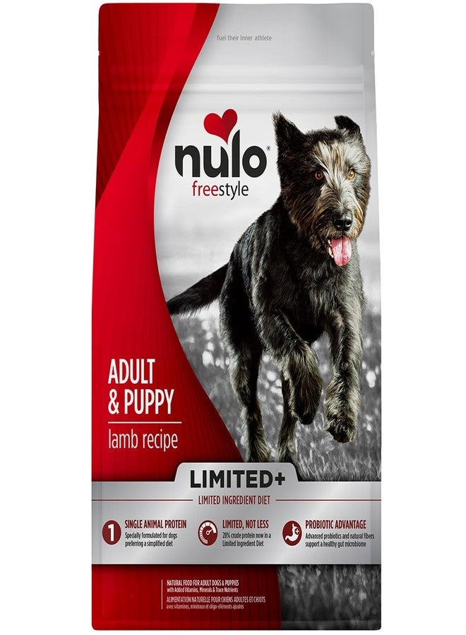Freestyle, Nulo Freestyle Limited+ Lamb Recipe Puppy n Adult Dry Dog Food, 64 Ounce