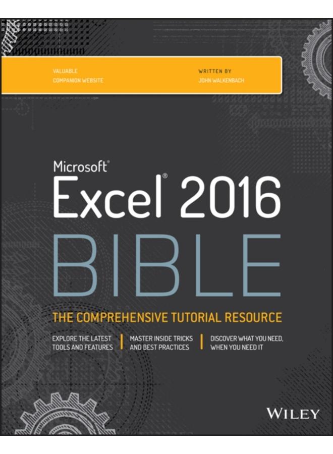 Excel 2016 Bible 