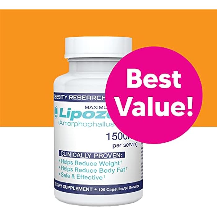 Lipozene MEGA Bottle - 120 Capsules, Making it Our Largest Size Available - Appetite Suppressant - Image 2