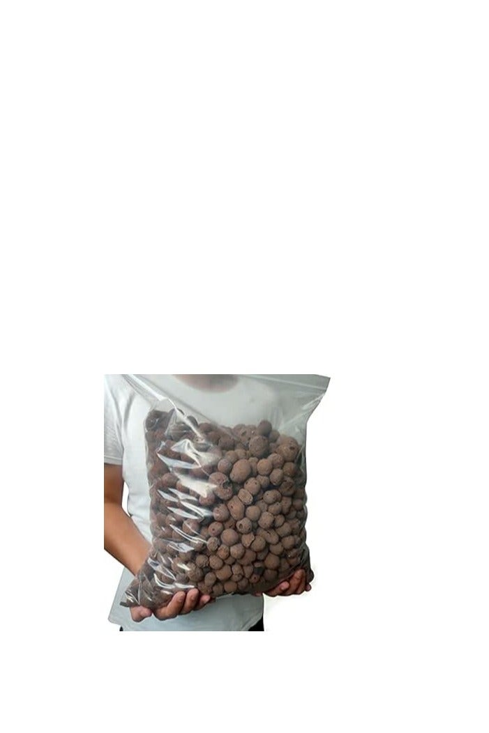 Meridian Original Expanded Clay Pebbles 10 lb (4.5 kg) for Orchid and Aquaponics, Organic Growing, Expanded Clay Pebbles for Hydroponics - pH Neutral Lyca for Plants - Hydroponics Supplies - Image 3