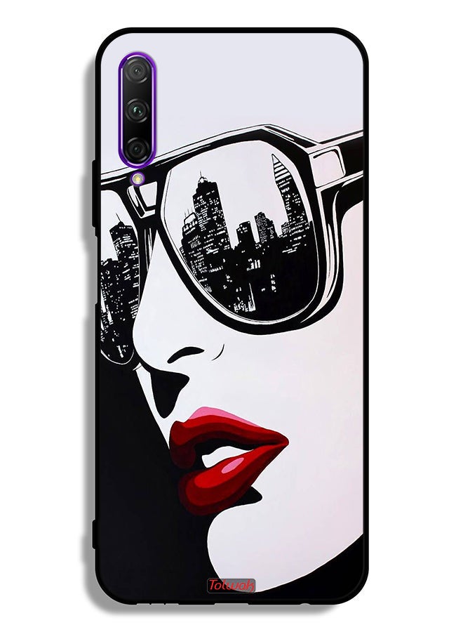 Tolwak Honor 9X Pro Protective Case Cover Girl Face Abstract Art - Image 2