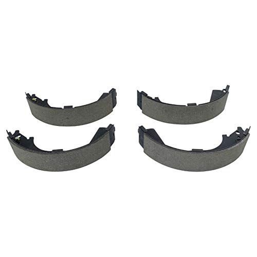 TRQ Rear Brake Shoes Compatible with 2009-2013 Chevrolet Silverado 1500 GMC Sierra 1500 - Image 4