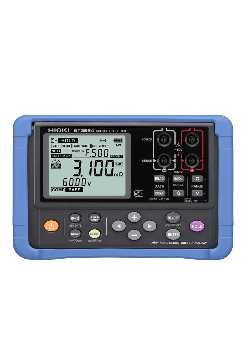 هايوكي جهاز فحص وقياس المقاومة الداخلية للبطاريات المحمول Hioki BT3554-51 - Image 2