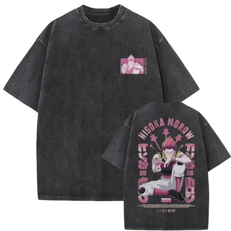 Washed Vintage Anime Hunter X Hunter Gon Freecss Killua Zold - Image 1