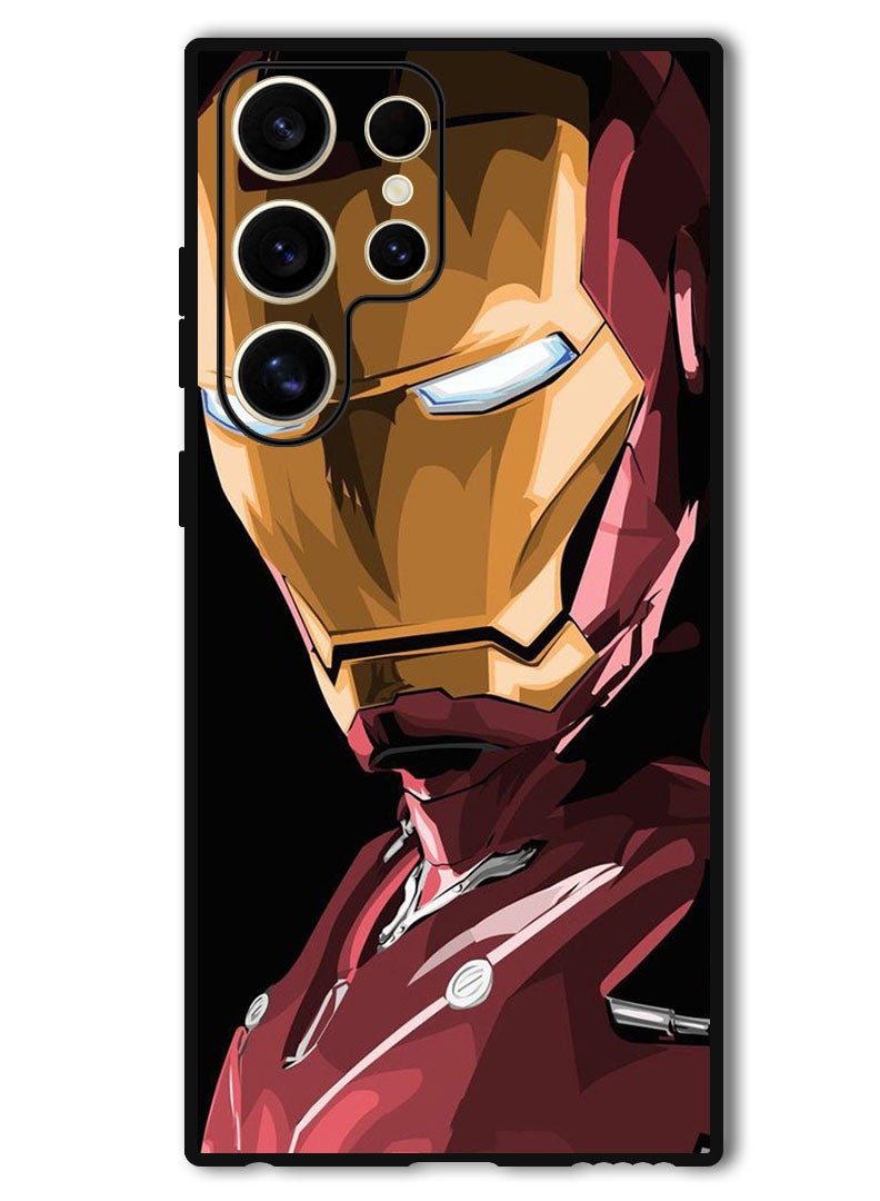 Theodor Protective Case Anti Scratch Shock Proof Bumper Cover For Samsung Galaxy S24 Ultra Iron man - Image 1