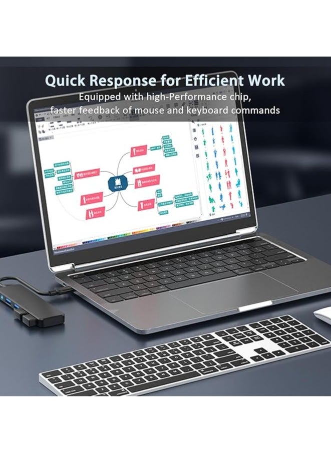 محول محور من النوع C متعدد المنافذ 4 في 1، محطة إرساء عالية الجودة، قاعدة توسيع محورية، USB 4 منافذ من النوع C إلى USB متوافق مع أجهزة الكمبيوتر المحمولة MacBook وWindows - pzsku/Z8C33019059682981230EZ/45/_/1735542406/d1131cbb-25ab-40a4-b8b9-01e0db4c0766