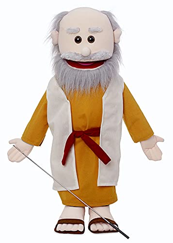 Silly Puppets 25" موسى، دمية شخصية كتابية كاملة الجسم، دمية وزارة مسيحية - Image 1
