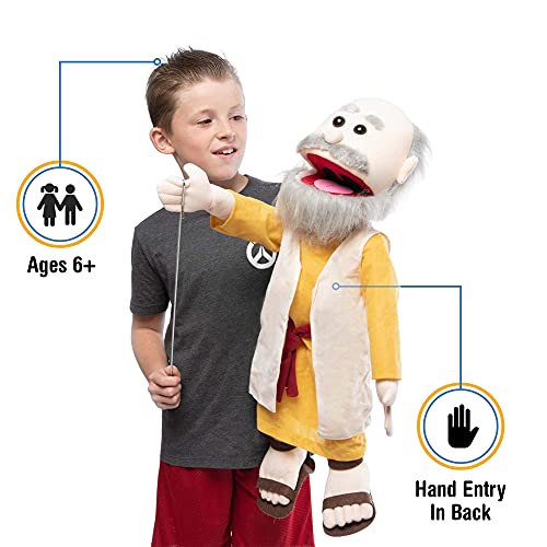 Silly Puppets 25" موسى، دمية شخصية كتابية كاملة الجسم، دمية وزارة مسيحية - Image 2