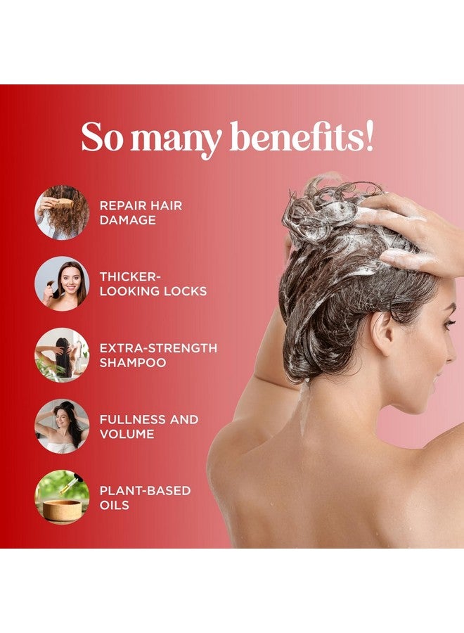 مايبل هوليستكس شامبو البيوتين الفائق للشعر الخفيف - شامبو مكثف فائق القوة للرجال والنساء مع فيتامينات ب وزيت إكليل الجبل العطري - شامبو خالٍ من الكبريتات بتركيبة البيوتين للعناية بالشعر وفروة الرأس - Image 2