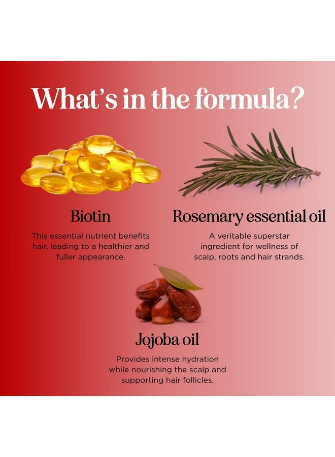 مايبل هوليستكس شامبو البيوتين الفائق للشعر الخفيف - شامبو مكثف فائق القوة للرجال والنساء مع فيتامينات ب وزيت إكليل الجبل العطري - شامبو خالٍ من الكبريتات بتركيبة البيوتين للعناية بالشعر وفروة الرأس - Image 4