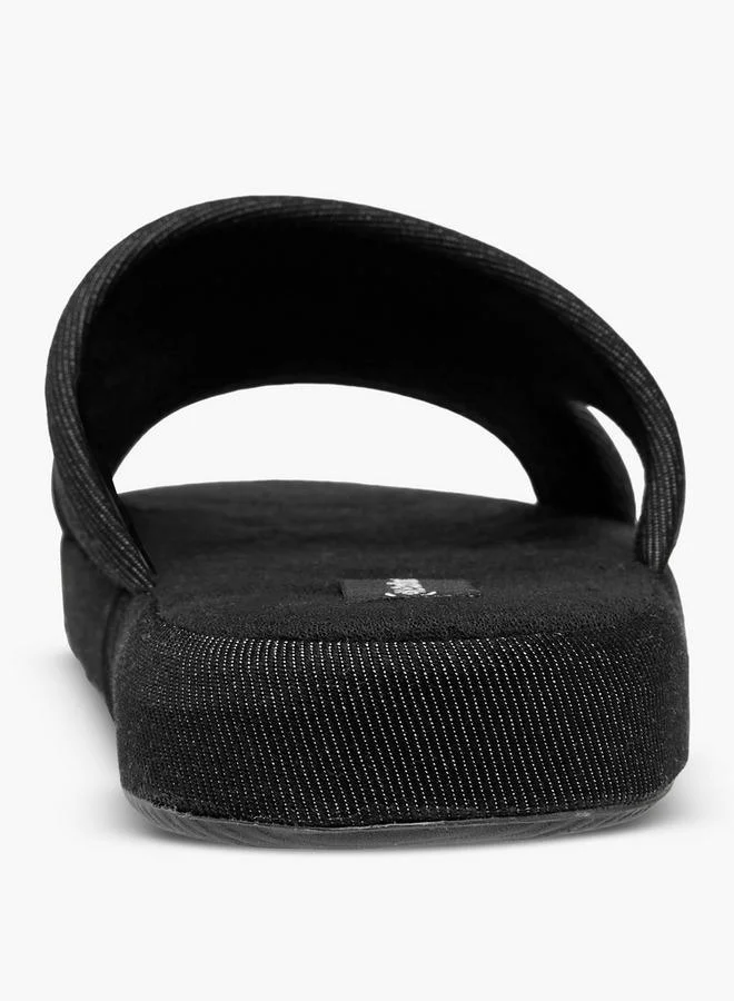 Le Confort BLACK Men Slip-On Bedroom Slippers for Men | Best Price UAE