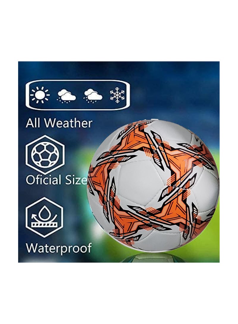 Spall Football Soccer Ball For Matches World Cup Best Indoor/Outdoor Water Proof Ball For Professional Training And Match Men And Women Youth And Adult - Image 2