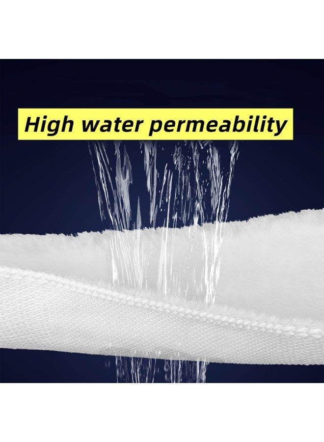 هوانكسين هوم 2 قطع من فلتر حوض السمك شبكية بسجاد سحري، فلتر خلية نحل للأكواريوم، قطن عالي الكثافة، سميك، قابل للغسل، بطانية نانو - Image 1