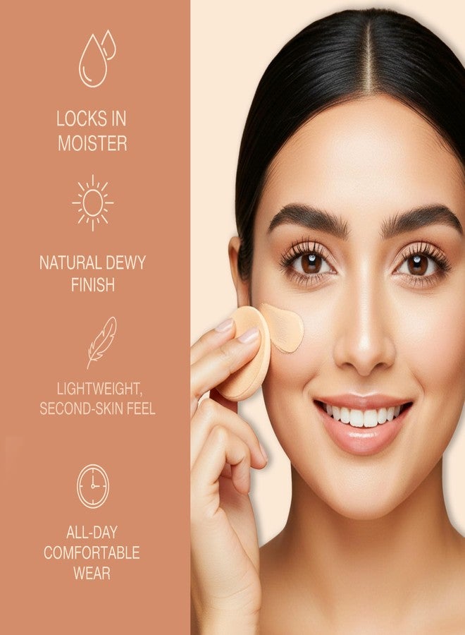 Maliao High Coverage Waterproof Base Foundation | Long-Lasting Full Coverage | Flawless All-Day Glam | Matte Finish | Sweat & Oil Resistant | Lightweight & Breathable Formula | Natural Beige, 40ml - Image 5