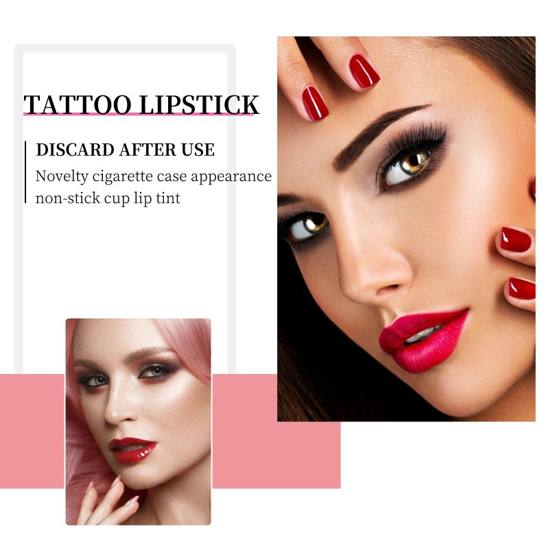 20PCS Lip Gloss Swabs Cotton Swabs with Lipstick Oil Lip Makeup Waterproof Long-lasting Moisturizing Disposable Lip Swabs - Image 3