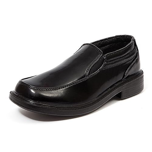 Deer Stags Brian Slip-On Dress Loafer, Black, 13.5 Little Kid Medium - Image 3