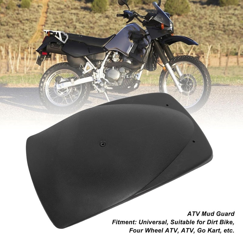 ATV Mud Guard, ATV Splash Guard, Flexible Sturdy Mud Flap for Dirt Bike Go Kart, Front and Rear Installation, Impact Plastic Mud Flap Guard Cover - Image 2
