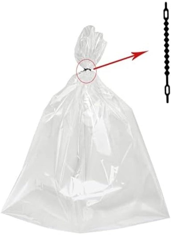 REXO 10-Piece Medium Oven Bag Set Clear .  - Image 4