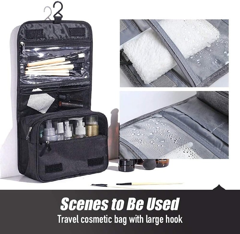 Goodern Hanging Travel Toiletry Bag Organizer - Waterproof Cosmetic Bag for Men & Women - Image 5