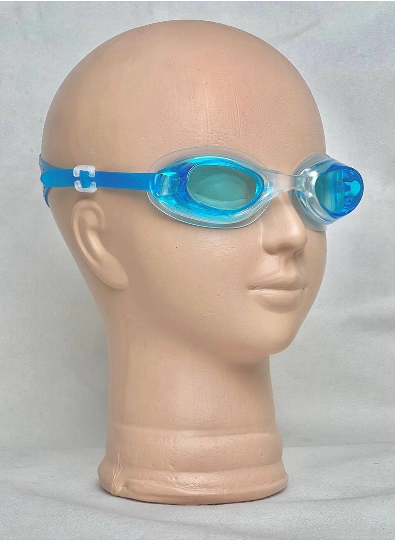 SportQ Swim Goggles Anti-Fog Leakproof UV Protection Youth Kids Wide Swim Goggles with Adjustable Strap 