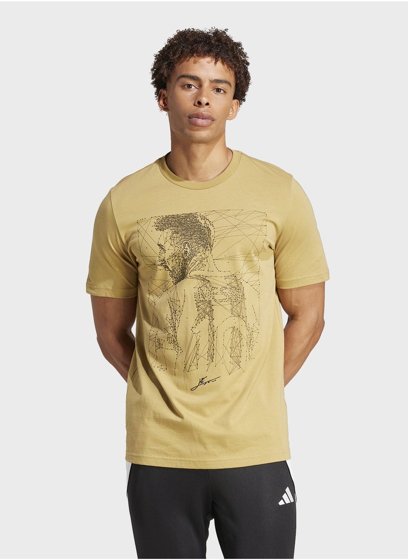 Adidas - Messi Graphic T-Shirt - Image 1