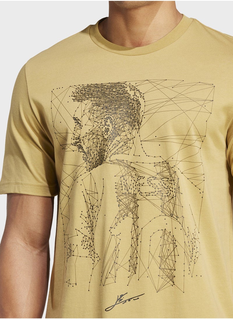 Adidas - Messi Graphic T-Shirt - Image 1