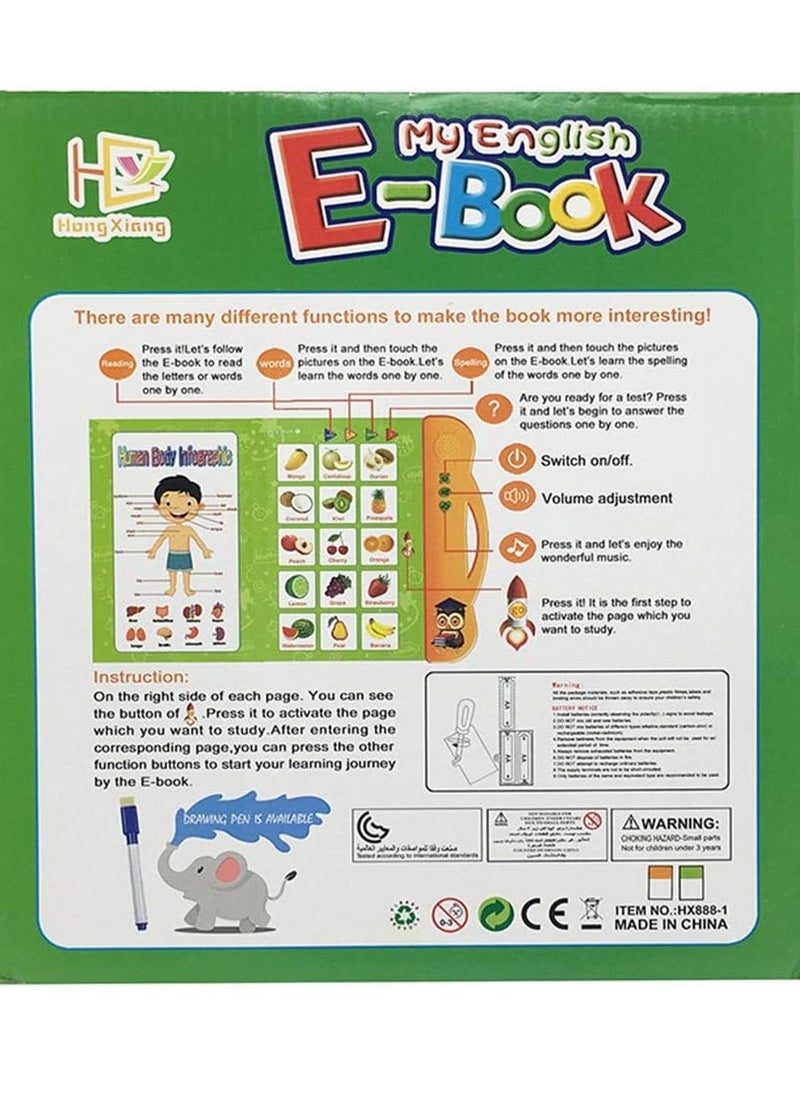 Children's toy, W53-53 talking book toy from Al Safwa Toys