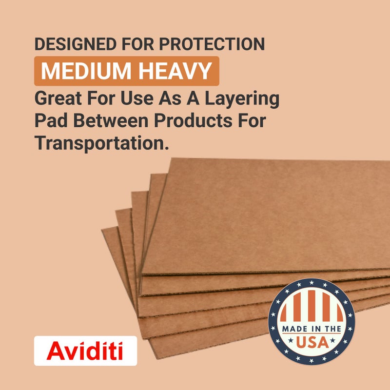AVIDITI Corrugated Cardboard Sheets 24" x 72" (5 Pack) Large Card Board for Layer Separation Packaging Mailing Shipping Packing, and Protecting Products from Forklift Damage - 5 Pack - Image 3