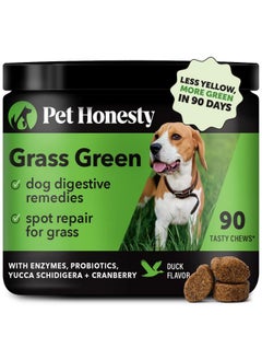 Pet Honesty Grass Green Dog Chews - Urine Neutralizer for Lawn, Dog Pee Grass Helps Yard Stay Green Addressing Burn Spots with Probiotics & Enzymes  - Image 1