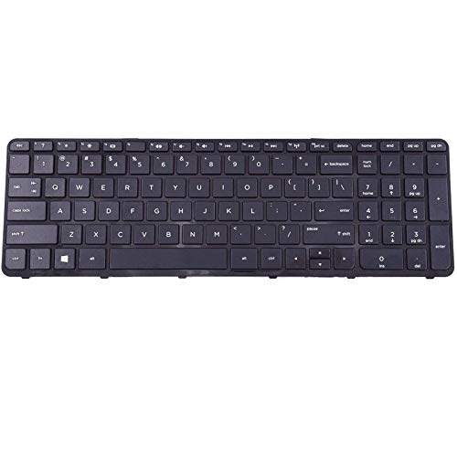 SUNMALL Mate Laptop Keyboard with Frame Compatible with HP Pavilio 15-f 15-g 15-r 15-e 15-f387wm 15-d035dx 15-f233wm 15-f272wm 15-f010wm 15-n290nr 15-e 15-f222wm 15-f271wm US Layout - Image 1