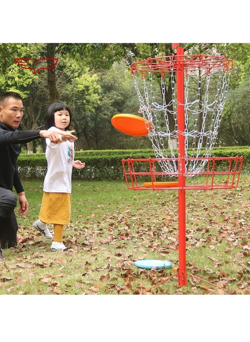 Rubik لعبة القرص الطائر للأطفال، لعبة فريسبي للكلاب، لعبة خارجية، قرص طائر لتعليم رياض الأطفال، سيليكون ناعم (18 سم، برتقالي) - Image 5