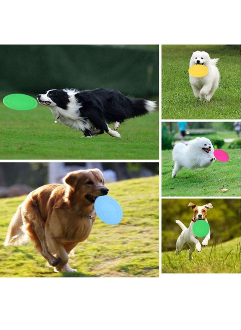 Rubik لعبة القرص الطائر للأطفال، لعبة فريسبي للكلاب، لعبة خارجية، قرص طائر لتعليم رياض الأطفال، سيليكون ناعم (18 سم، برتقالي) - Image 3