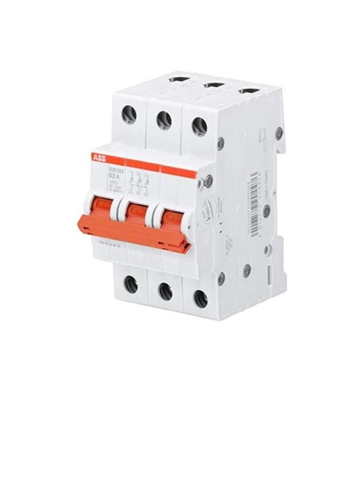ABB ABB 40A 3P ISOLATOR SHD203/40 2CDD273111R0040  - Image 1