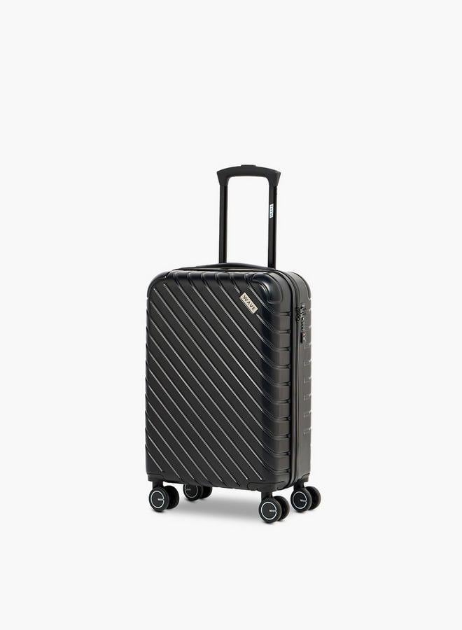 Wave 2-Piece Textured Hardcase Trolley Bag With Retractable Handle - Image 2