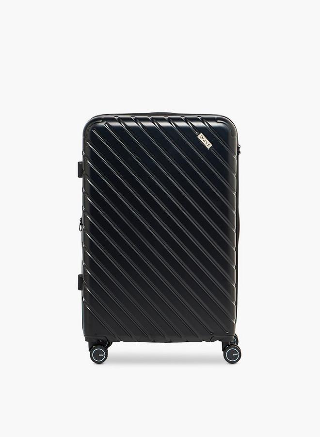 Wave 2-Piece Textured Hardcase Trolley Bag With Retractable Handle - Image 4