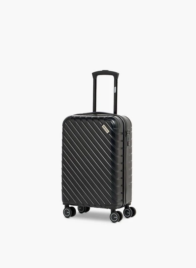 وايف 2-Piece Textured Hardcase Trolley Bag With Retractable Handle