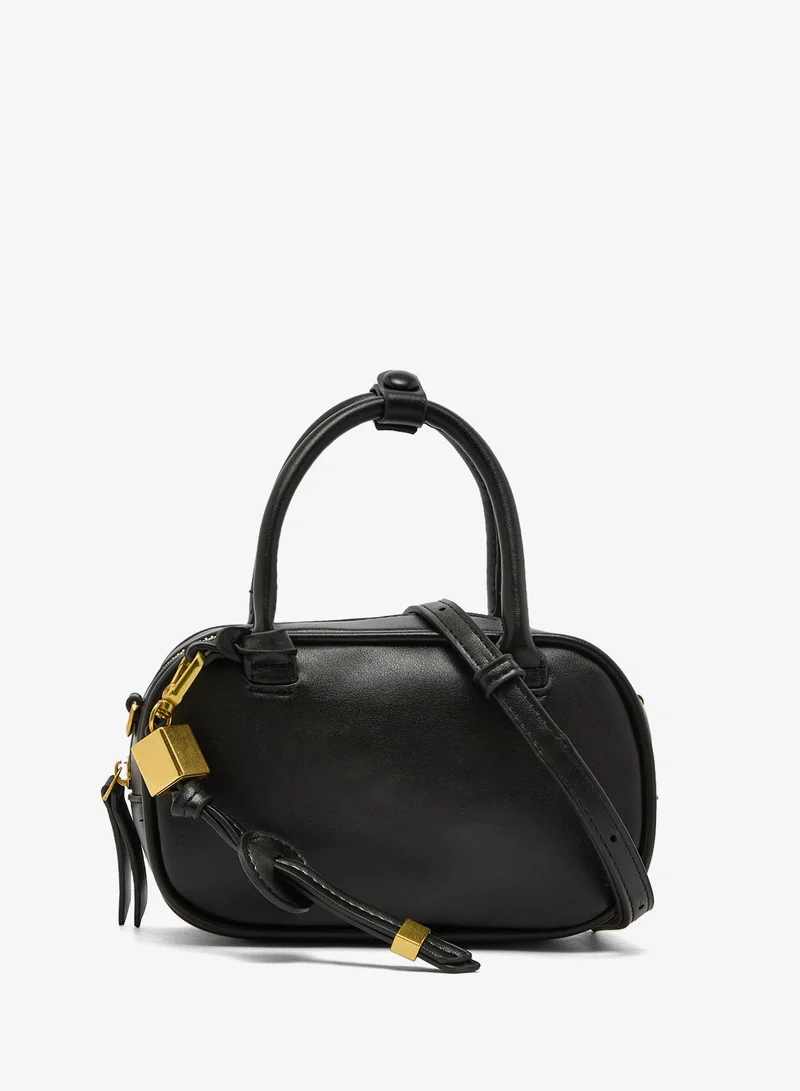 Ella Circular Crossbody With Top Handle