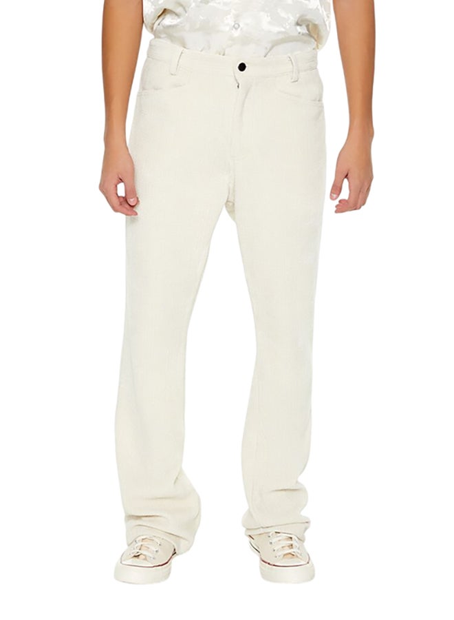 FOREVER 21 Slim-Fit Mid-Rise Pants  - Image 1