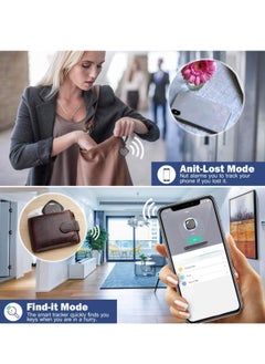 Generic Key Finder Smart Tracker, Anti Lost Alarm Item Locator, Lightweight And Compact Phone Finder, Strong And Durable Bluetooth Tracker Key Phone Wallet Pet, (1pc, Black)  - Image 3
