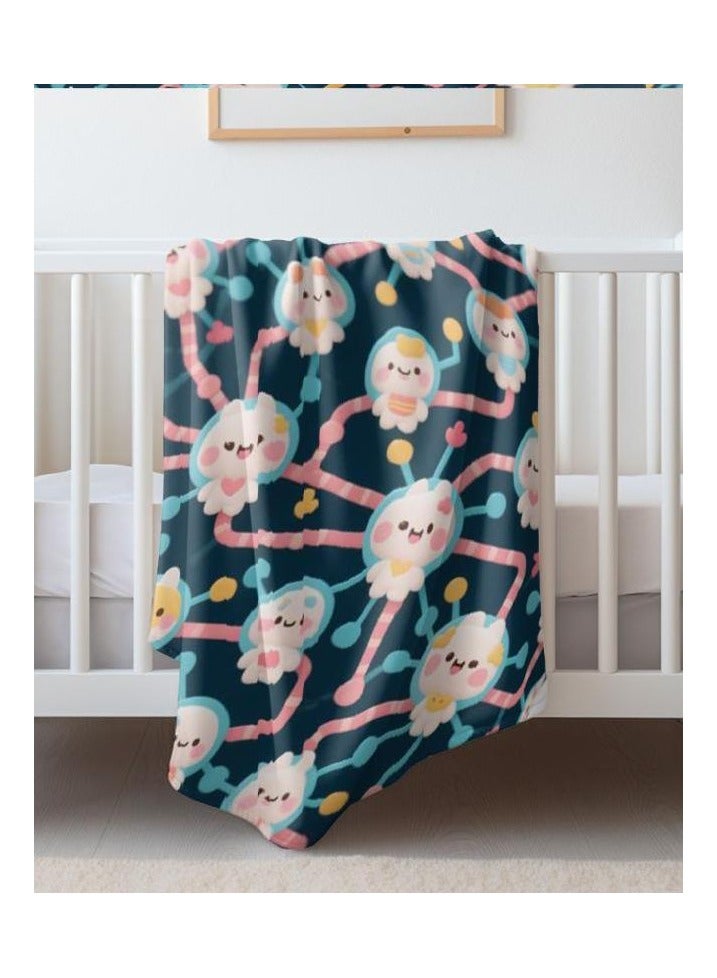 general Flannel thin blanket (warm and comfortable, suitable for sleep, gaming, dust removal and sandproof) 150cm*200cm - 125 - Image 1