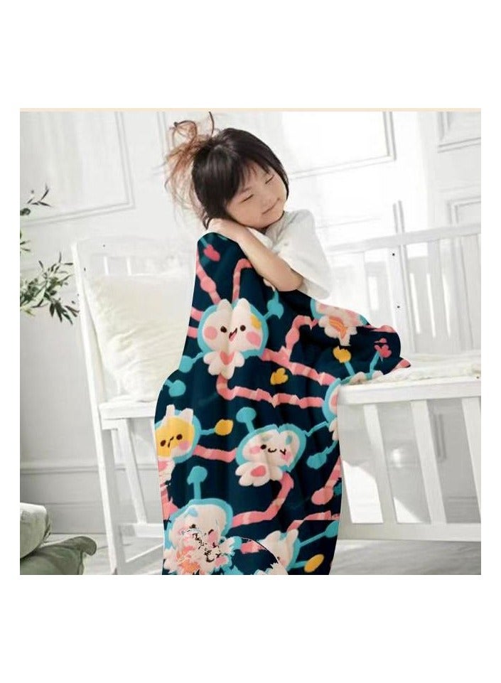 general Flannel thin blanket (warm and comfortable, suitable for sleep, gaming, dust removal and sandproof) 150cm*200cm - 125 - Image 3