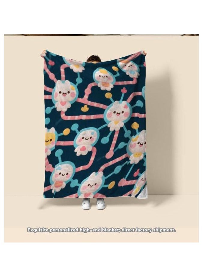 general Flannel thin blanket (warm and comfortable, suitable for sleep, gaming, dust removal and sandproof) 150cm*200cm - 125 - Image 4