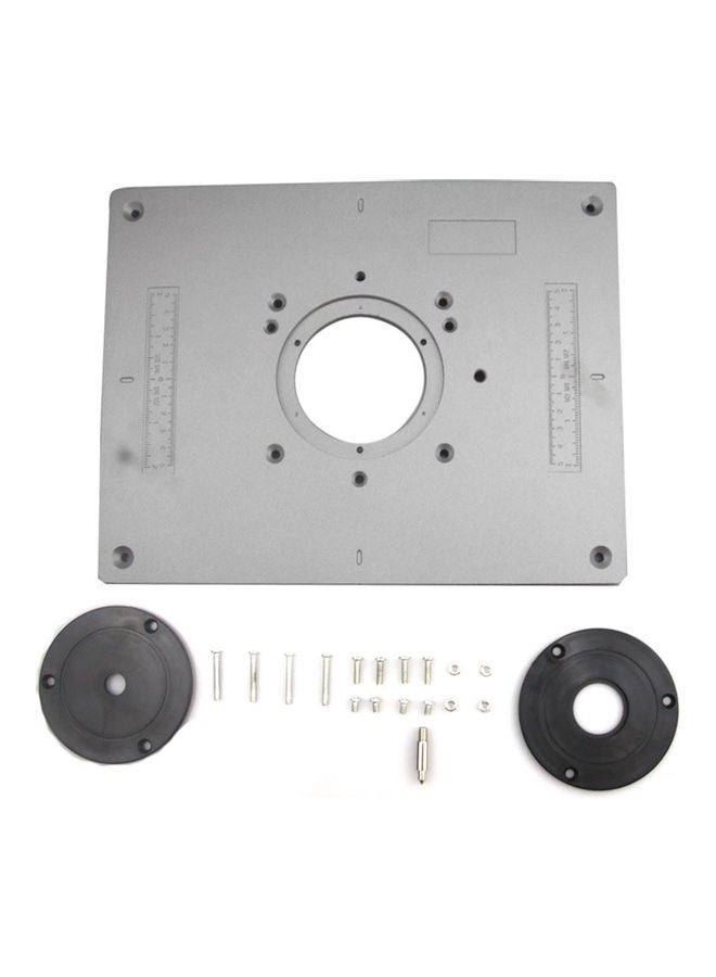 NIBEMINENT Woodworking Trimming Machine Silver 33x1.5x27cm - Image 1