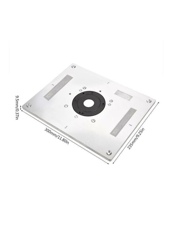 NIBEMINENT Woodworking Trimming Machine Silver 33x1.5x27cm - Image 2