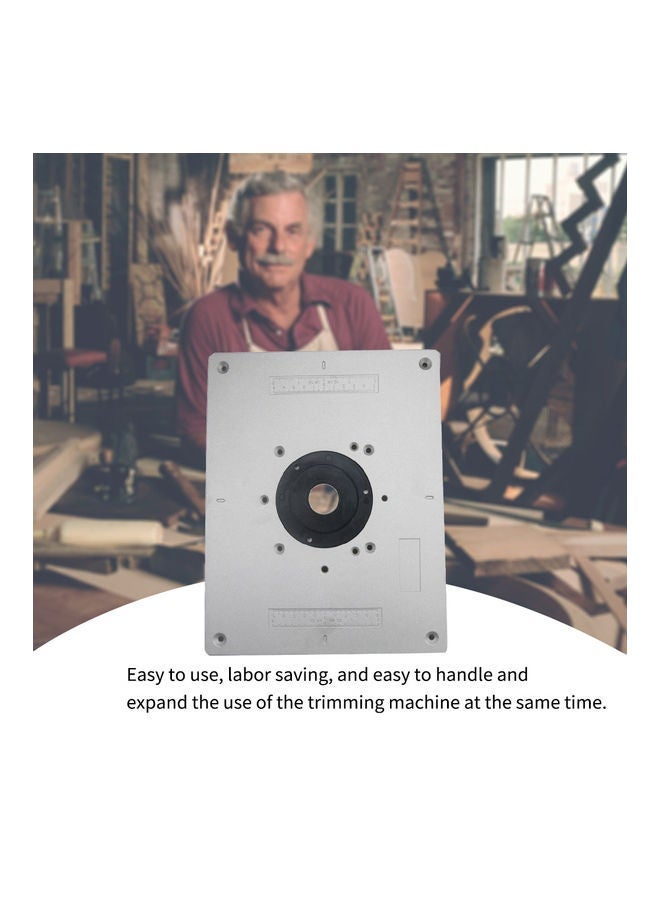 NIBEMINENT Woodworking Trimming Machine Silver 33x1.5x27cm - Image 4