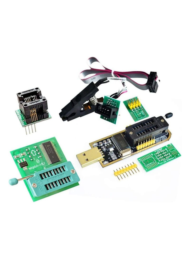 Bios usb Programmer ch341A soic8 Clip 1.8V Adapter For 24 25 Series Memory IC Eprom Read Write Flash - Image 1