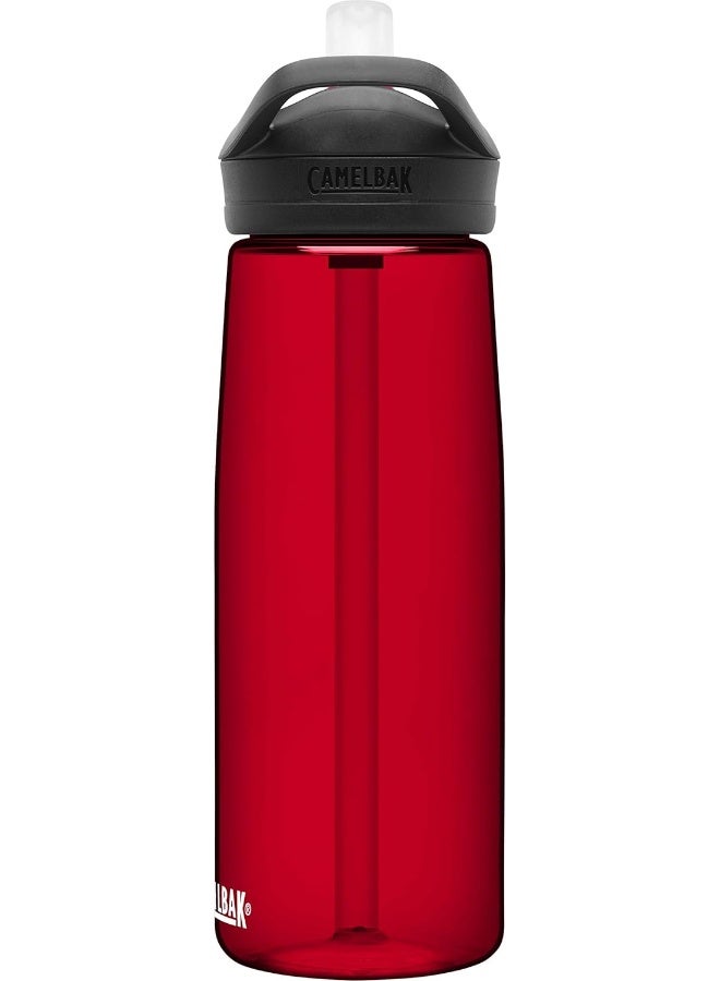 كاميلباك زجاجة CamelBak Eddy+ بسعة 25 أونصة – Cardinal، قلاب/عض/شرب، مقاومة للتسرب، متينة - Image 4