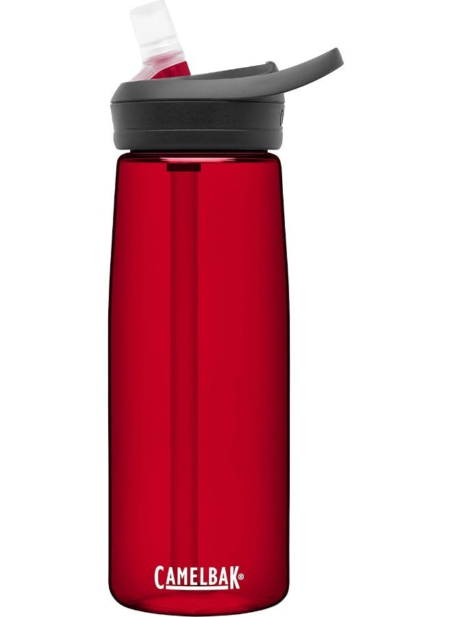 كاميلباك زجاجة CamelBak Eddy+ بسعة 25 أونصة – Cardinal، قلاب/عض/شرب، مقاومة للتسرب، متينة - Image 1