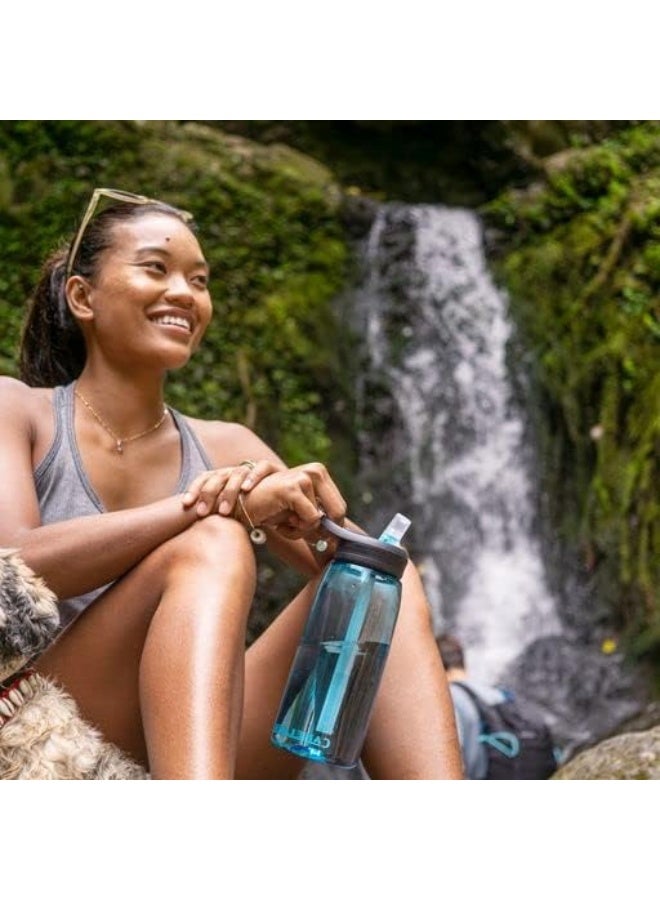 كاميلباك زجاجة CamelBak Eddy+ بسعة 25 أونصة – Cardinal، قلاب/عض/شرب، مقاومة للتسرب، متينة - Image 5